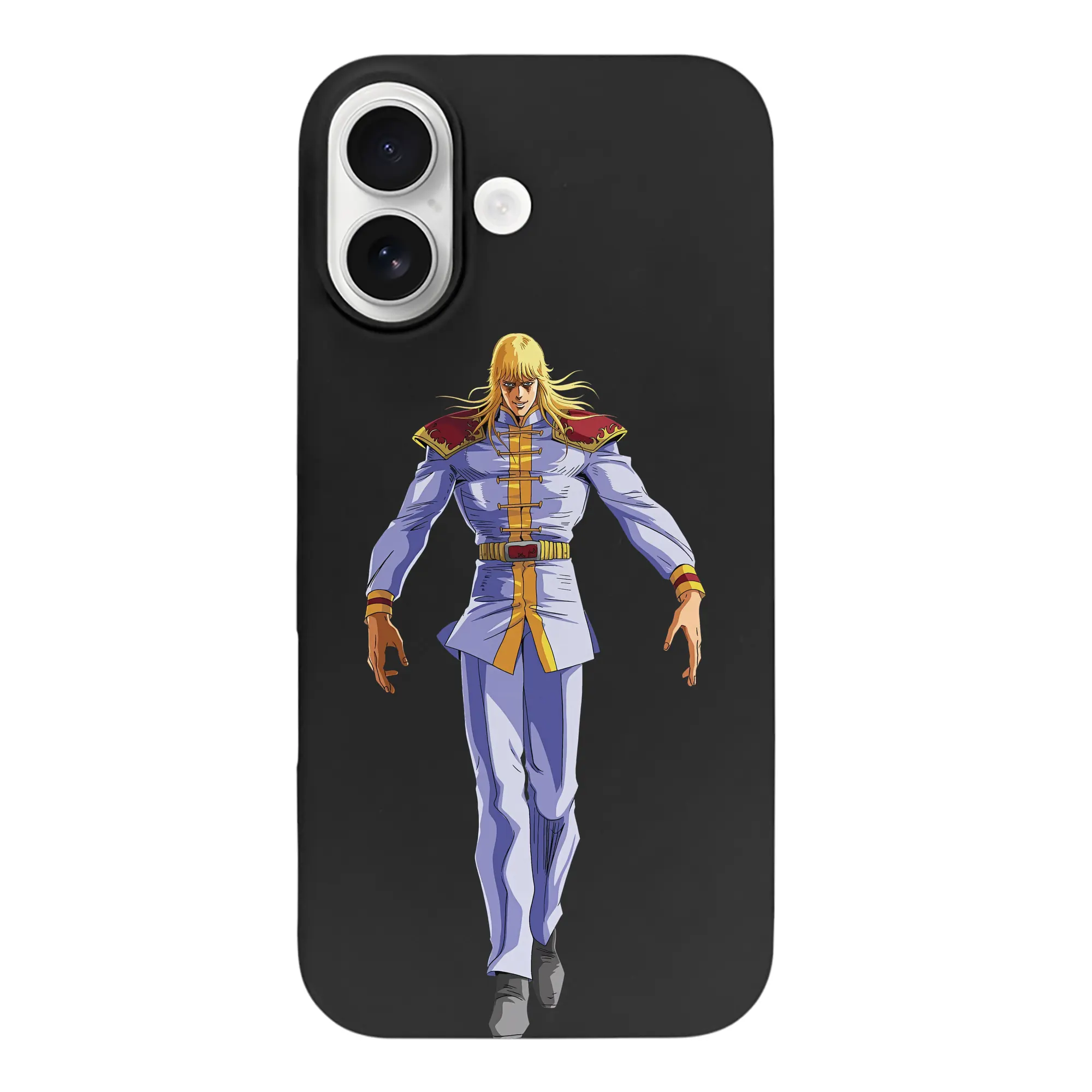 北斗の拳 グッズ,シン - iPhone 17 シリーズ シリコンケース 薄型 耐衝撃 指紋防止 ソフトタッチカバー 精密フィット 傷防止 保護ケース iPhone 17/17 Air/17 Pro/17 Pro Max 対応